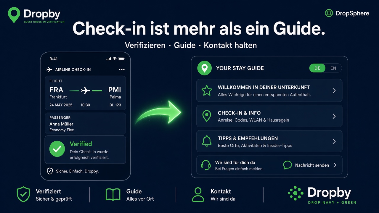Check-in, Verifizierung und interaktiver Gäste-Guide